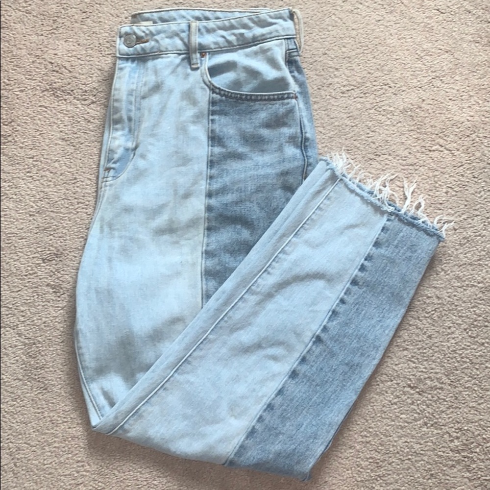 PacSun Two Tone Mom Jeans